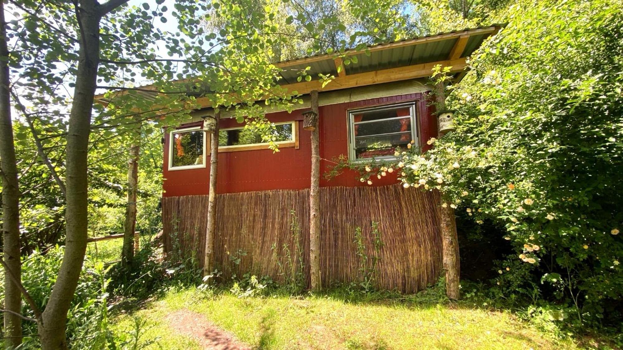 Kuscheliger Zirkuswagen Im Wildgarten Witzenhausen Buitenkant foto